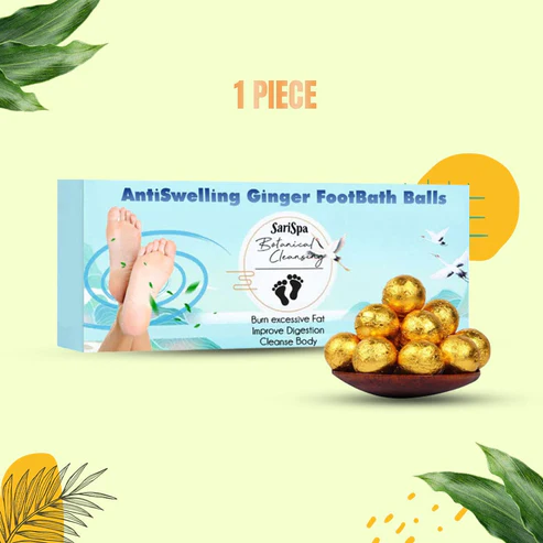 HealthSpa™Boules de bain de pieds antigonflantes au gingembre