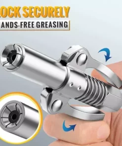 High Pressure Dual Handle Grease Gun Coupler