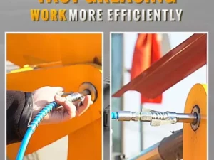 High Pressure Dual Handle Grease Gun Coupler