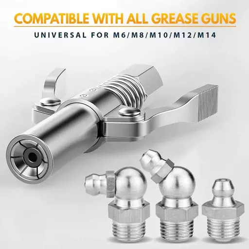 ʻO ke kiʻekiʻe kiʻekiʻe Dual Handle Grease Gun Coupler