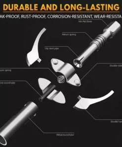 High Pressure Dual Handle Grease Gun Coupler