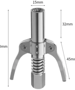 High Pressure Dual Handle Grease Gun Coupler