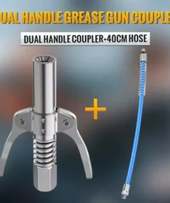 High Pressure Dual Handle Grease Gun Coupler