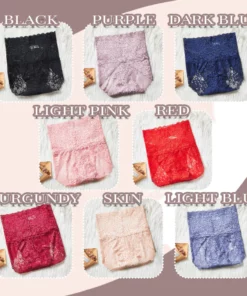 High Waist Lace Panties 3PCS