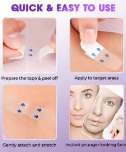 Cinta d'aixecament facial invisible (40 unitats)