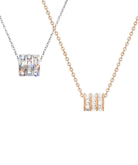 KAPORI GeoIONIX Tri-Spin Necklace