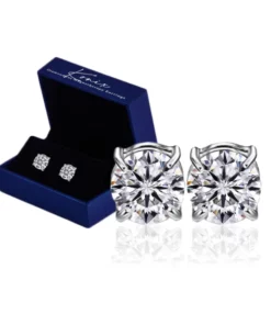 KonixPLUS DiamondCut LymphDetox Magnetherapy Earrings