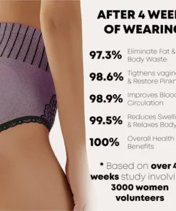 Lace Graphene Fiber Compression HighWaist Briefs