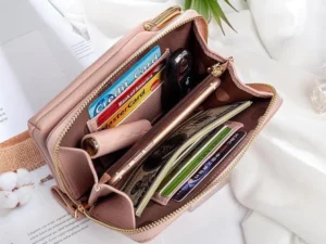 Large Capacity Leather Crossbody Bag