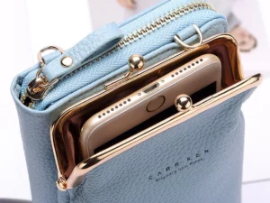 Large Capacity Leather Crossbody Bag
