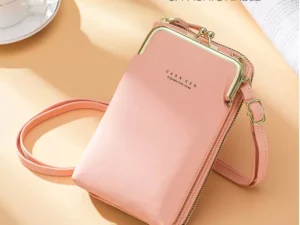 Large Capacity Leather Crossbody Bag