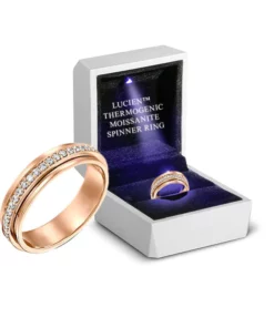Lucien™ Thermogenic Moissanite Spinner Ring