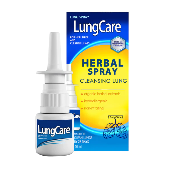 Aerosol de limpieza pulmonar a base de hierbas orgánicas LungCare®