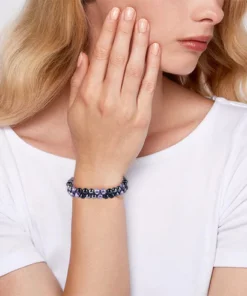 Metaphy Classique DoubleAmethyst Beaded Bracelet