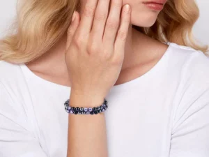 Metaphy Classique DoubleAmethyst Beaded Bracelet