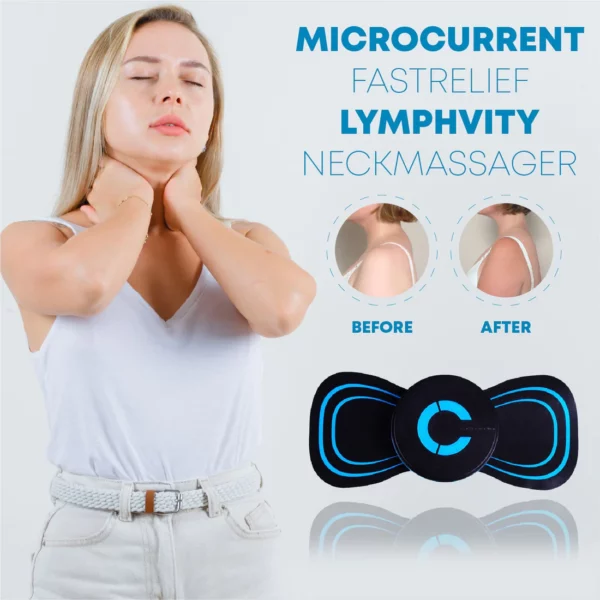 Microcorriente FastRelief Lymphvity Masajeador de cuello