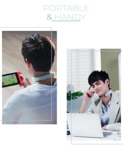 Microcurrent PulseAcupucnture Neck Lymphvity Massager