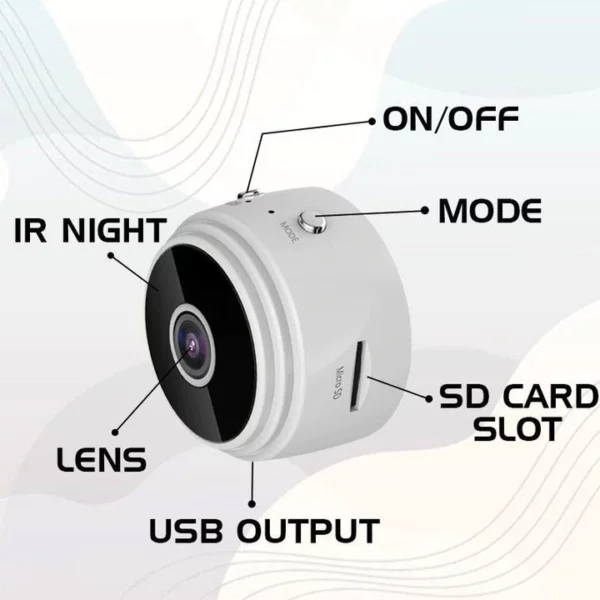 Mini 1080p HD drahtlose magnetische Überwachungskamera