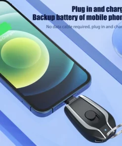 Mini Power Emergency Pod Keychain Charger