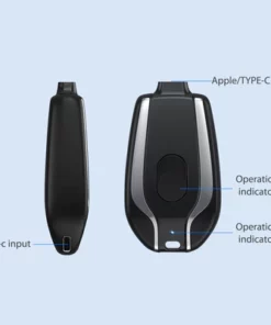 Mini Power Emergency Pod Keychain Charger