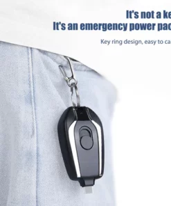Mini Power Emergency Pod Keychain Charger