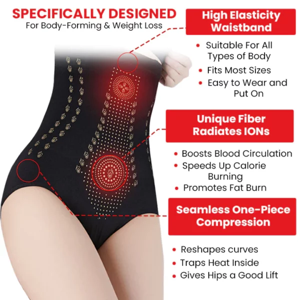Pantalones cortos moldeadores de cuerpo con control de barriga Moovings®