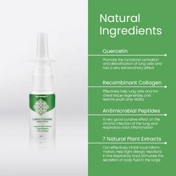 NATUREHEAL™ Spray Nażali tal-Pulmun Naddaf