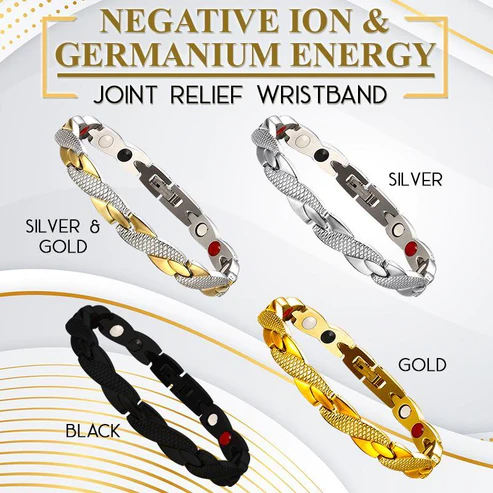 I-Ion Negative Kanye Ne-Germanium Energy Joint Relief Wristband