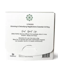 New ESSENCE™ Slimming & Detoxifying Negative Ions Essential Oil Ring