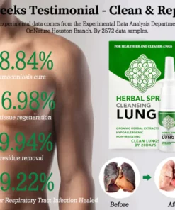 Organic Herbal Lung Cleanse Repair Nasenspray