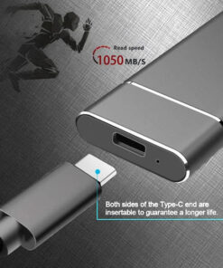 PORTABLE EXTERNAL SOLID STATE DRIVE, UP TO 1050MB/S, COMPATIBLE WITH PC, MAC, PS4 & XBOX