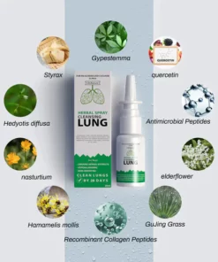 PROOnNature® Organic Herbal Lung Cleanse & Repair Nasal Spray PRO