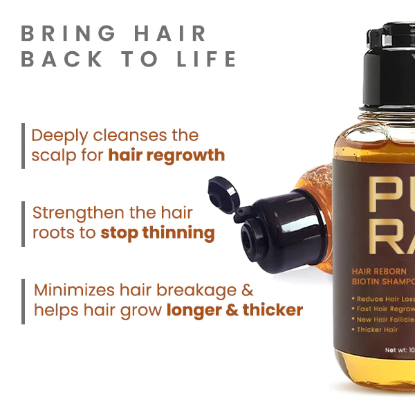 PURA Hair Reborn Biotin Shampoing