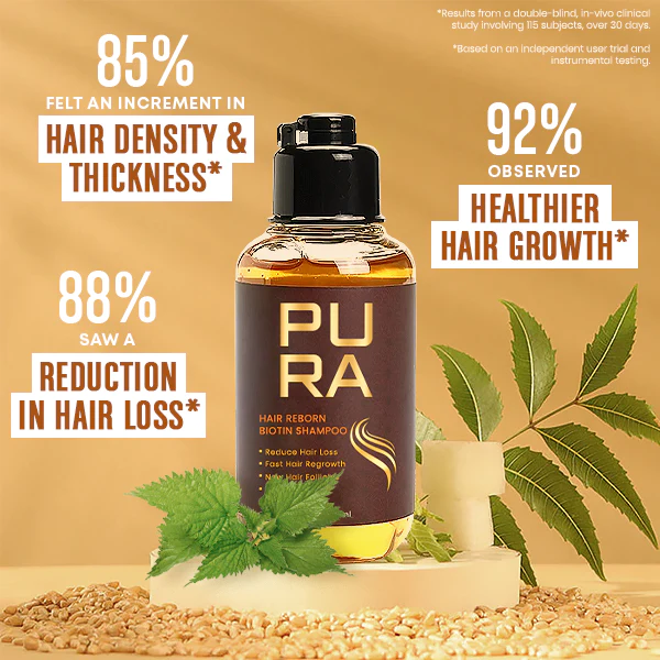 PURA Hair Reborn Biotin Shampoo