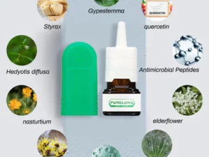 PURELUNG® Organic Herbal Lung Restoration and Revitalizer Nasal Spray-Pro Formula