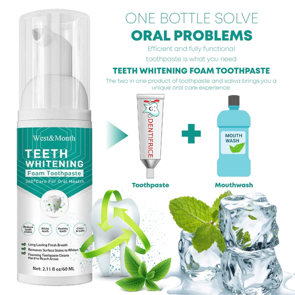 PearlWhite StainOff Mousse Toothpaste