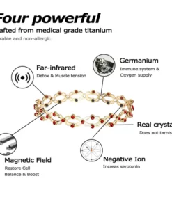 PreSlim 2 in 1 Adjustable MagneticTherapy Transforming Bracelet Ring