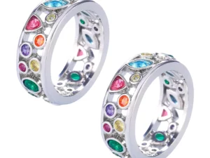 RainbowHealth Crystal Quartz IONX Ring