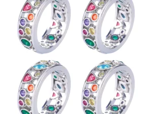 RainbowHealth Crystal Quartz IONX Ring