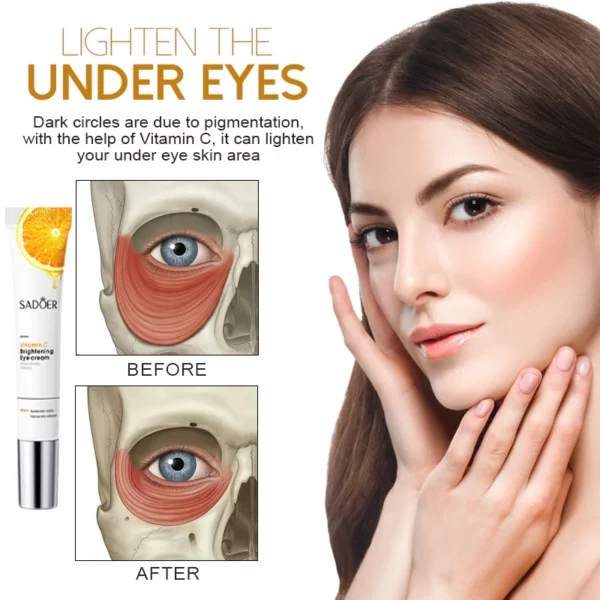 SADOER Crema de ojos iluminadora con vitamina C