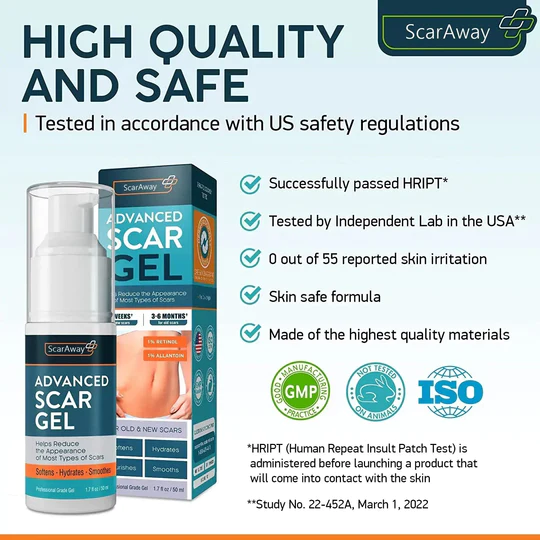 ScarAway® Professional 100 % fortschrittliches Narbengel