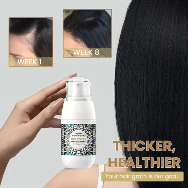 TOKUGOME Jepang Rice Water Serum Rambut Halimun