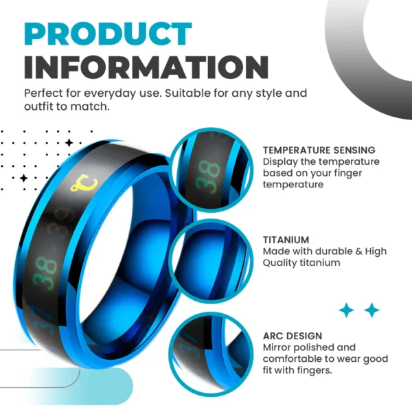 Temperature Monitor Therapeutic Ring