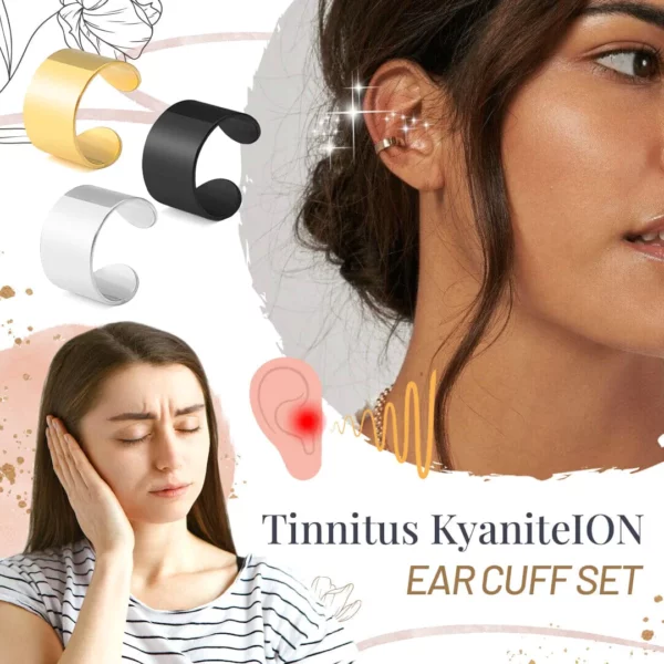 Tinnitus KyaniteION Ear Cuff Set