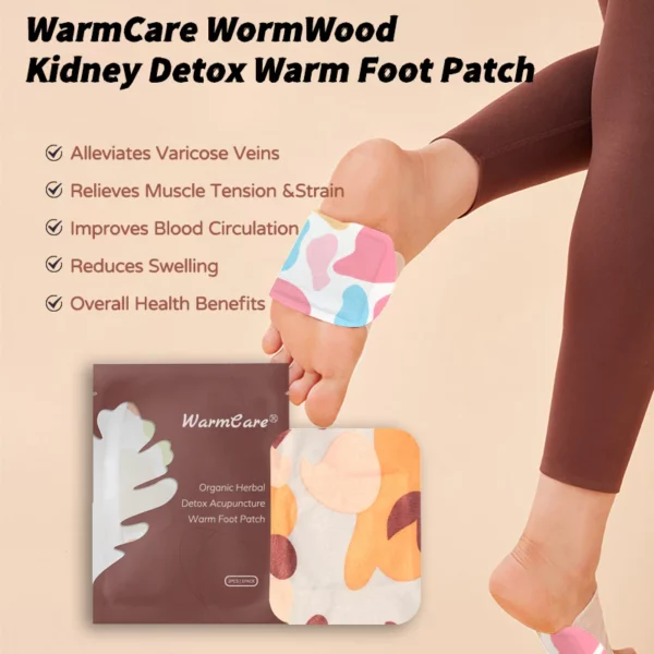 WarmCare® Organic Herbal Detox Akupunktur Warm Foot Patch
