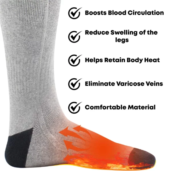 WarmPlus Electric VeinCare Heating Socks