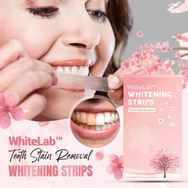 Tiras blanqueadoras para eliminar manchas de dentes WhiteLab™