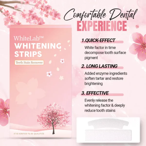 WhiteLab ™ Zänn Fleckenentfernung Whitening Strips