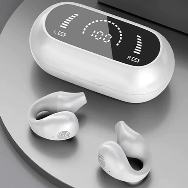 Auriculares inalámbricos de conducción ósea con clip para la oreja