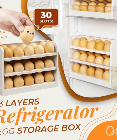 3 Layers Refrigerator Egg Storage Box